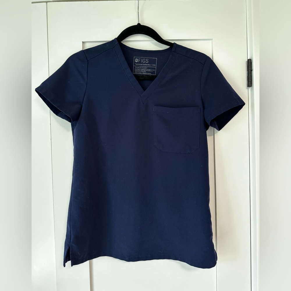 Figs Navy Blue Shirt, Women